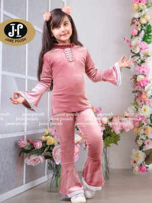 بلوز شلوار مخمل کش