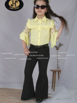 شومیز با شلوار با کمربند