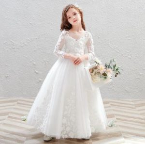 لباس عروس دخترانه رنگی