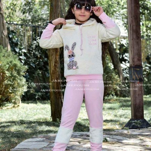 هودی شلوار خرگوش گلدوزی هودی شلوار خرگوش گلدوزی